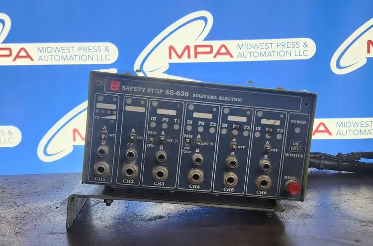 Used SUGIYAMA ELECTRIC SS-636 Safety Equipment | Midwest Press and Automation #618288