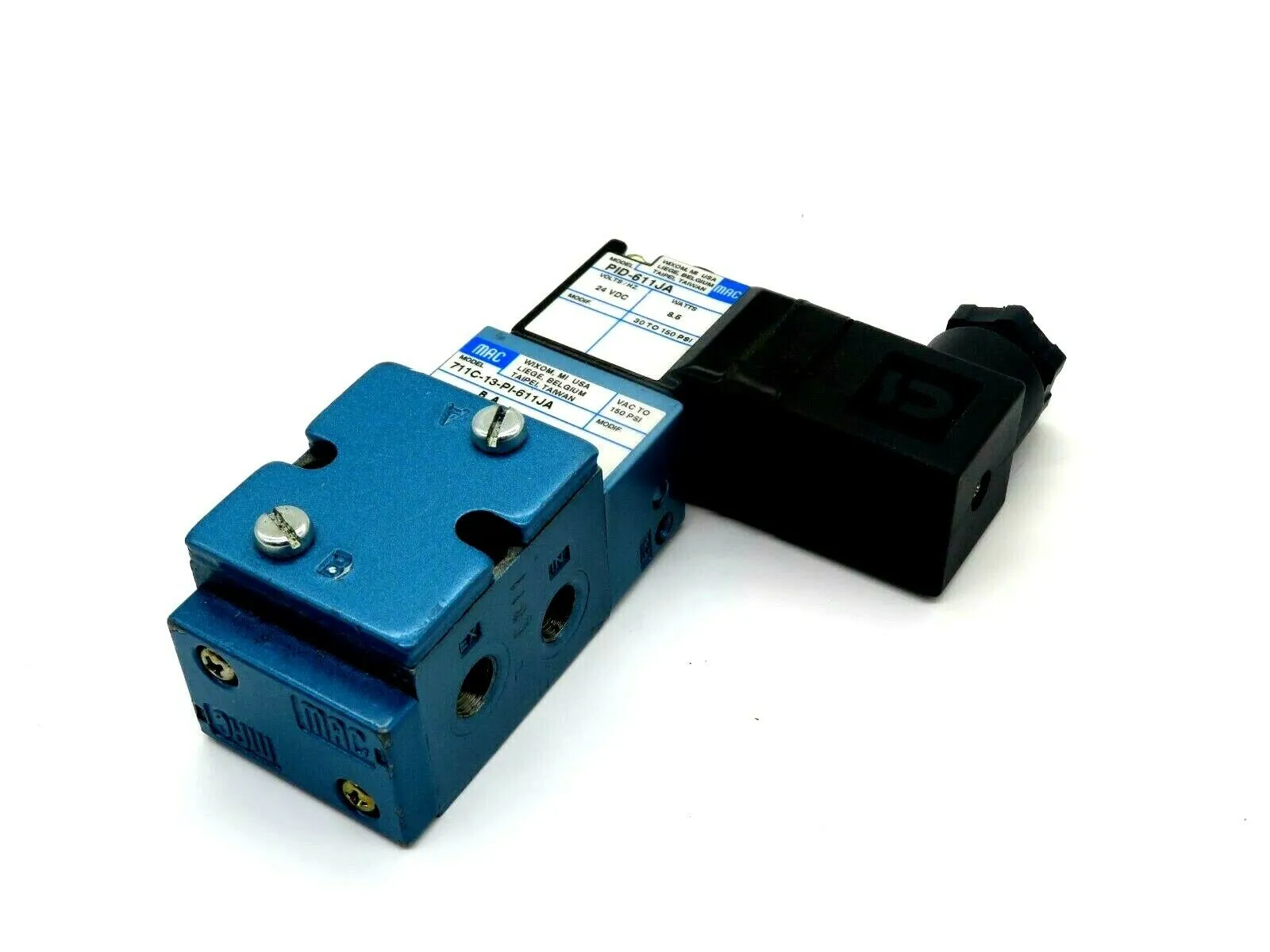 NEW MAC VALVES 711C-13-PI-611JA SOLENOID VALVE 711C13PI611JA