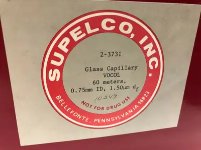 2-3731 | Supelco  Glass Capillary VOCOL 60m x 0.75mm ID 1.5um Bore Column - New