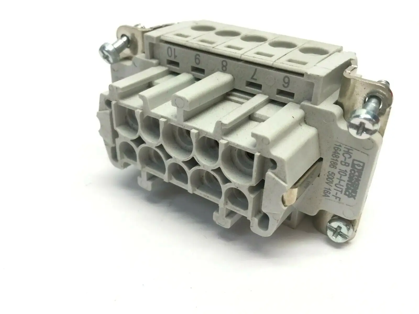 Used PHOENIX CONTACT HC-B 10-I-UT-F Inserts (Misc) | Maverick Industrial Sales #1108441