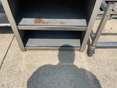 Used Falcon Restaurant Supply Used 30" Stainless Steel Equipment Stand with Shelves - SS248 Restaurant Equipment (Miscellaneous) Illinois US | Falcon Restaurant Supply #1375993