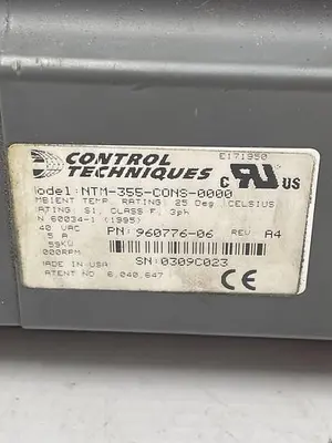 USED CONTROL TECHNIQUES CONTROL TECHNIQUES NTM-355-CONS-0000