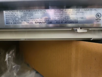 NEW Sharp R-25JTF