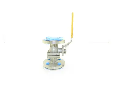 FlowTek F15 3/4" 150 Flanged 2pc Stainless Ball Valve 275psi 316SS/CF8M TFM-1600