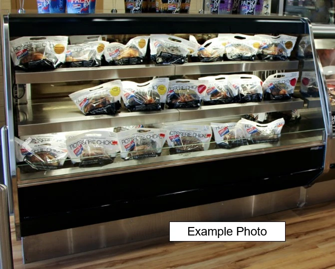 130-0183 Barker PF6H 6’ Hot Food Self Serve Display Case