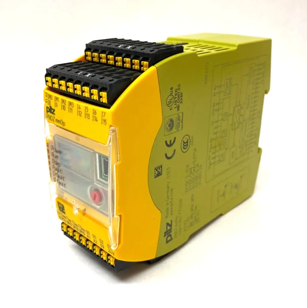 Used Pilz Pilz PNOZ mm0p Compact Configurable Mini-Base Safety Controller PLC Processors Michigan US | Maverick Industrial Sales #1389231