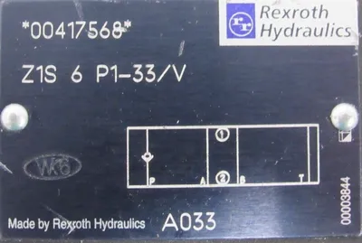 NEW REXROTH Z1S-6-P1-33/V CHECK VALVE Z1S6P133V 00417568