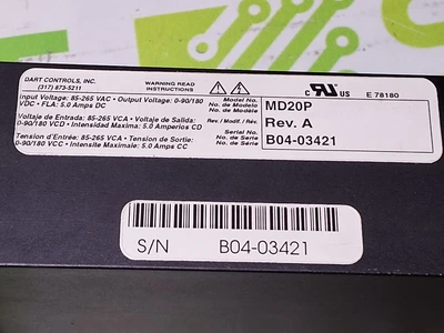 DART CONTROLS MD20P MICRO-DRIVE II CONTROL MODULE