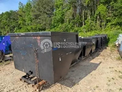 Unknown Manufacturer: Used Seven (7) Tilt Hoppers
