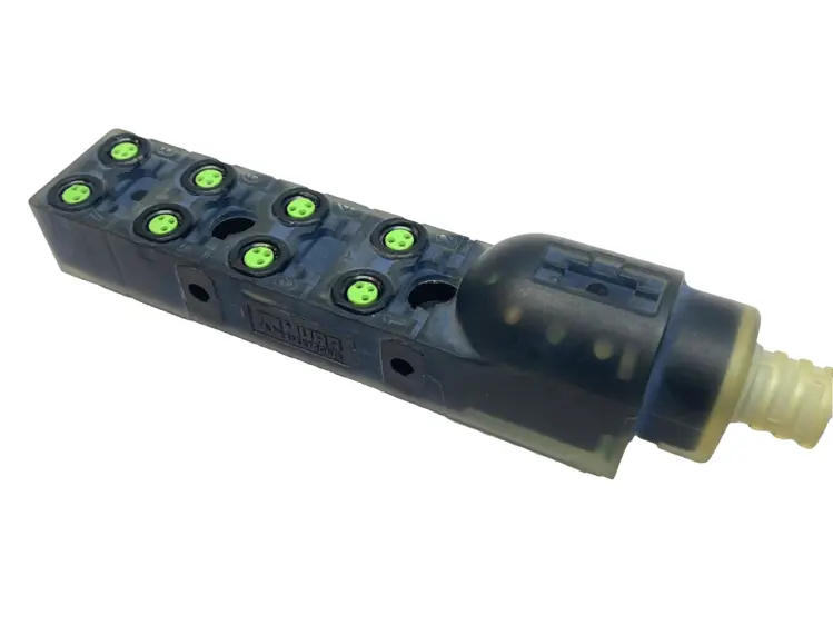 Used Murr Elektronik M8 Junction Block 8x 3-Pole Terminal Blocks Michigan US | Maverick Industrial Sales #1401953