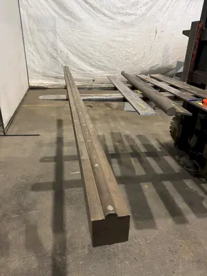 120" X 3" X 3"  1/2" PRESS BRAKE CONICAL DIE. STOCK# 0876224