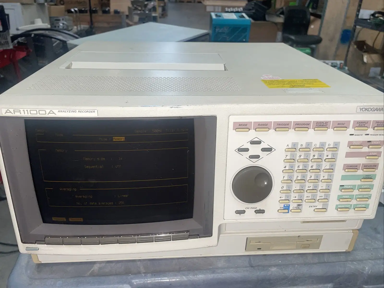 YOKOGAWA AR1100A ANALYZING RECORDER @2A