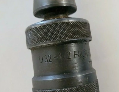 Keyless Chuck 1/32-1/2" ROHM Supra 1-13 J6  R8 Shank for Bridgeport Mill