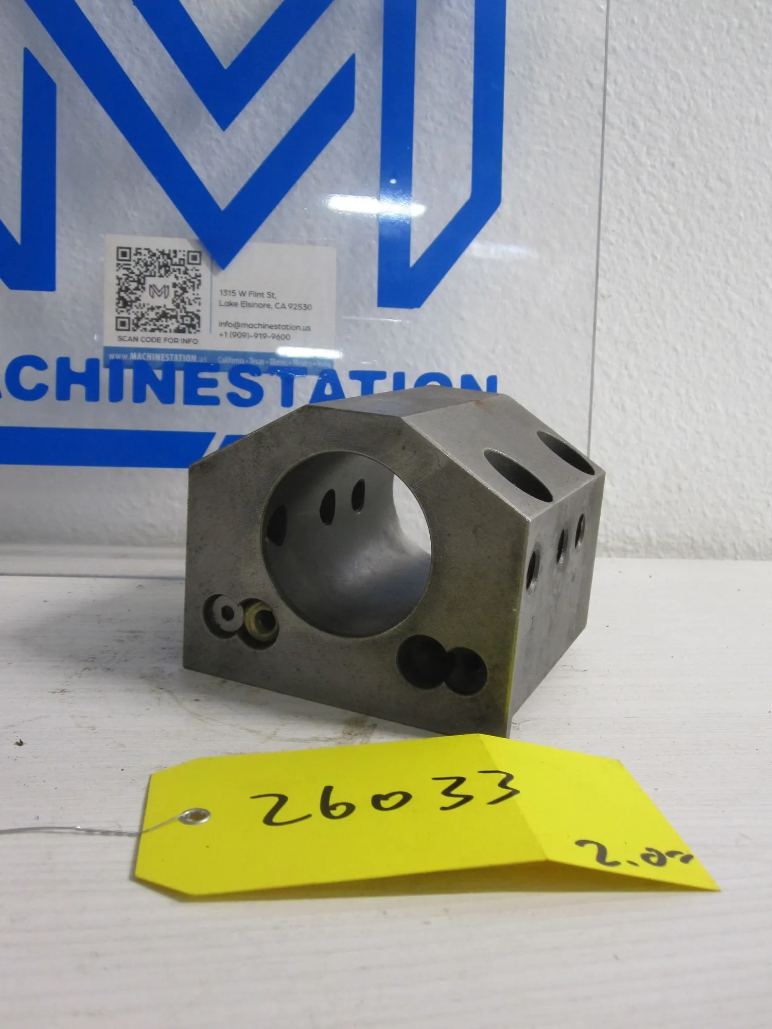 Doosan Daewoo Puma 300 55 x 80 mm 2.0" Boring Bar Holder Static