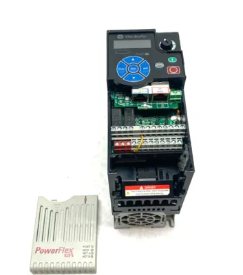 USED ALLEN-BRADLEY SER. A POWERFLEX 525 0.4KW (0.5HP) AC DRIVE 3-PHASE