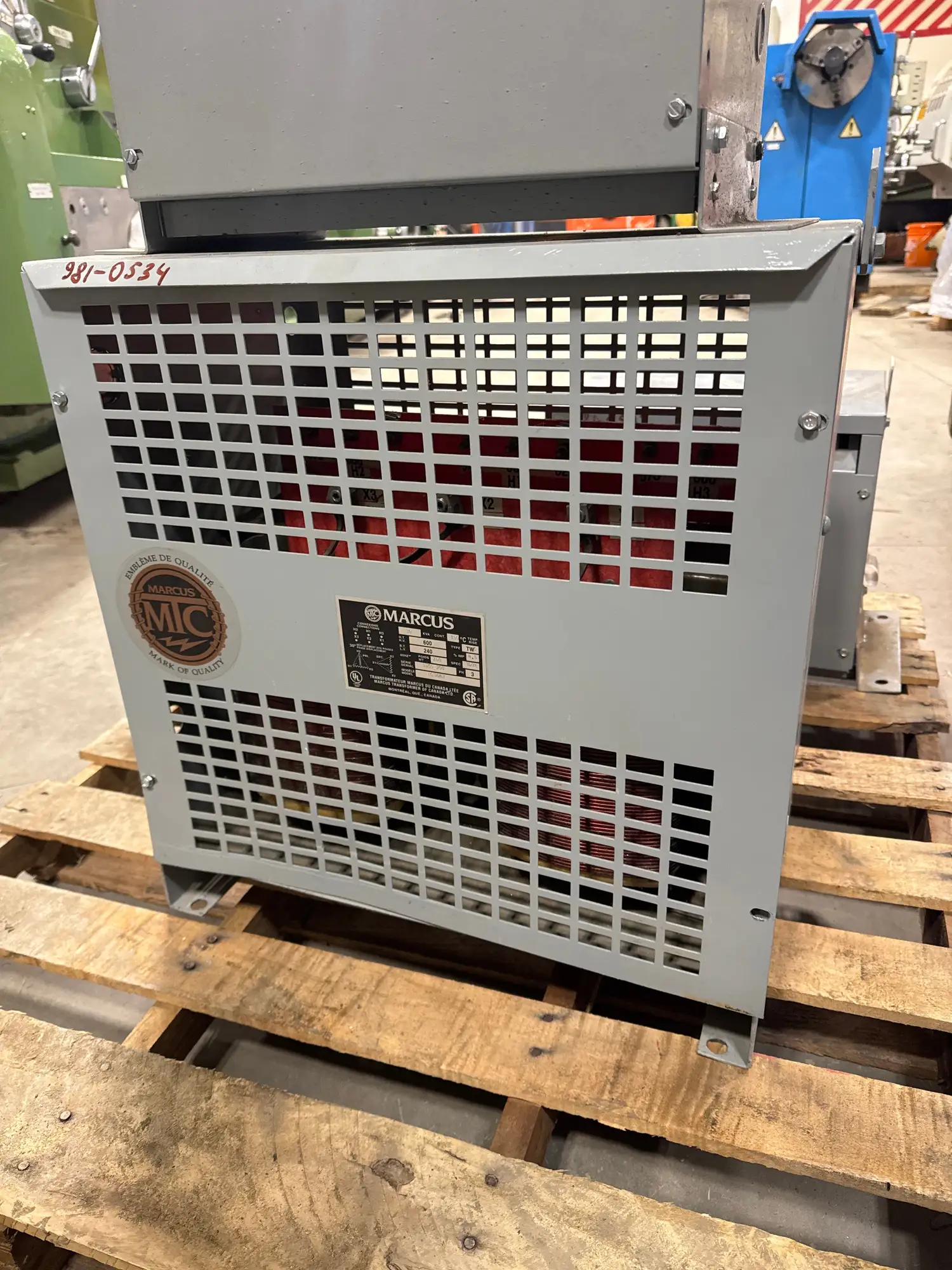 30 KVA - 600V to 240V 3 Phase Isolated Transformer