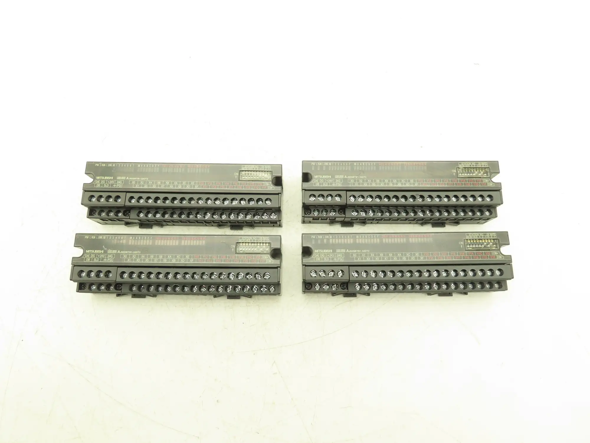 Mitsubishi Aj65SBTB1-32DT2 Remote Digital I/O 32 Point 24VDC MELSEC-A Lot of 4