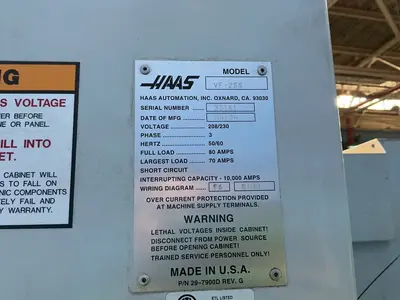 Used 2004 HAAS VF2SS Vertical Machining Centers Ohio US | HGR 24 #1175397
