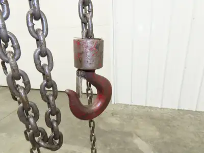 Detroit 2 Ton 4000Lb Manual Chain Fall Hand Hoist 9' Lift
