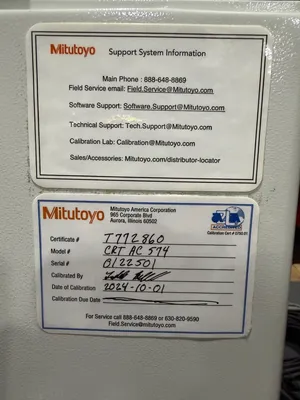 2005 MITUTOYO Crysta Apex C574 Coordinate Measuring Machines (Equipt) | Westbrook Engineering (10)