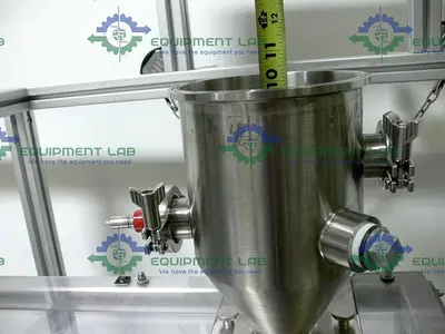 USED SPEE-DEE PACKAGING MACHINERY SLIDE CUP FILLER W/ CONTROL UNIT & SPARE PARTS