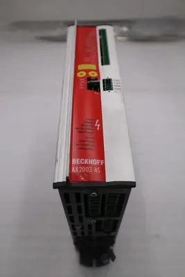 Beckhoff AX2003-AS S60301-520 Digital Compact Servo Drive Amplifier STK 3441-D
