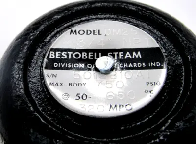 NEW RICHARDS/BESTOBELLSTEAM DM25 STEAMTRAP 3/4"