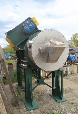 Carman Industries Tumble Tube Processor, stainless steel.