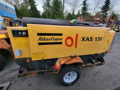 Used 2006 ATLAS COPCO XAS136DD AS F AC LEG Air Compressors (Misc) British Columbia CA | Lenmark #270944