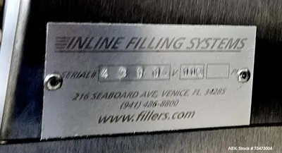 USED INLINE FILLING SYSTEMS NT CAPPER