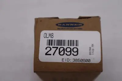 NEW OPEN BOX Banner OLM8 Omni-Beam Logic Module 27099 STK H1391A