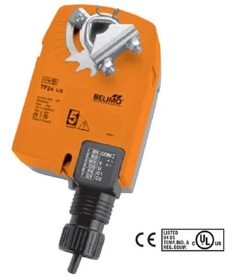 Belimo TF24-S US Damper Actuator, On/Off, Spring Return Fail-Safe, 24V AC/DC [New]