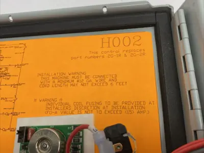 USED VIBROMATIC INCLINE/FEEDER CONTROLLER FOR VIBRATING BOWL FEEDER, ADJUSTABLE