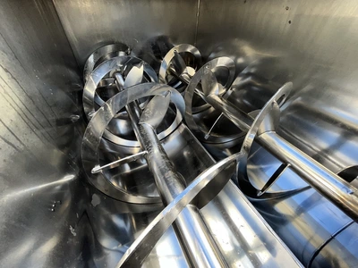 1800L Iozzelli S/S Twin U-Trough Mixer Model BL1800V