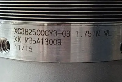 Flowserve XC3B2500CY3-03 1.75N WL (XK MB5A13009) 11/15 + 343649 Loc6E