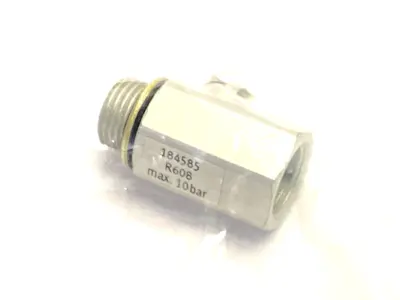NEW FESTO MANUAL OVERRIDE 1/8", EXHAUST ELEMENT, 0-10BAR 184585