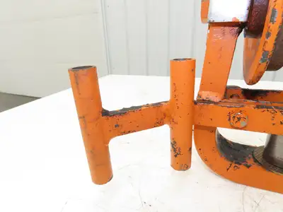 Cleveland Tramrail Underhung Bridge Crane End Truck H-1/2 Idler Head WA 5"Wheels