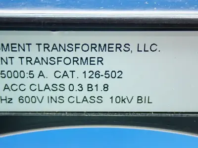 USED INSTRUMENT TRANSFORMERS 126502