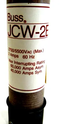 NEW LOT OF 4 BUSSMANN JCW-2E FUSE JCW2E