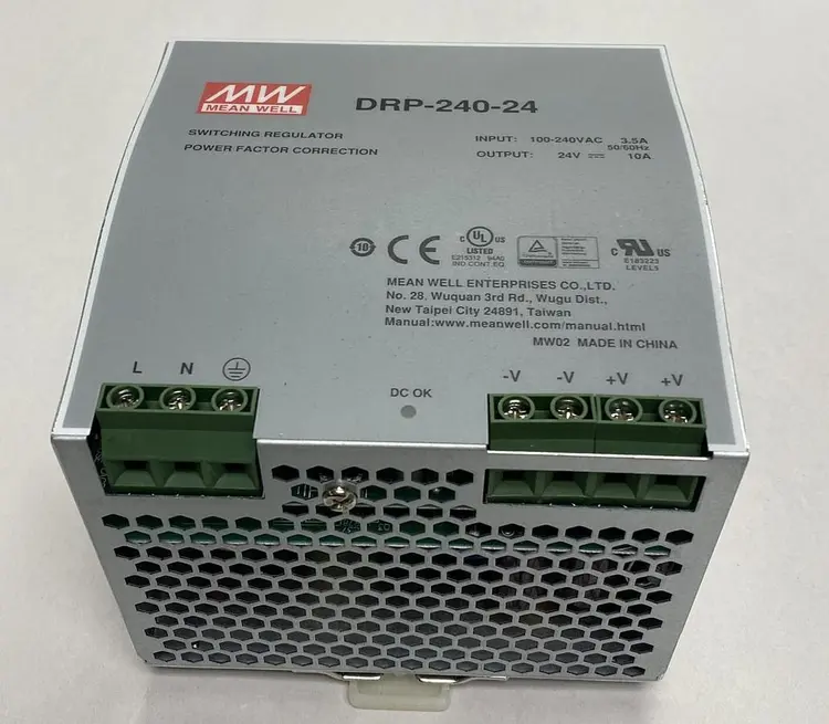 Used MEAN WELL DRP-240-24 Miscellaneous Equipment (Electrical & Power) Ohio US | Surplus Asset Holdings #1243403