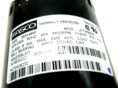 NEW FASCO MOTOR