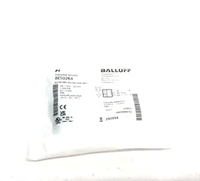 NEW BALLUFF INDUCTIVE FACTOR 1 SENSOR BES M12ML-PSC30A-S04G-W01