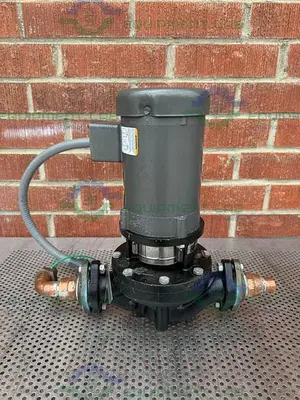 USED GRUNDFOS TP 40-160/2 U-G-Z-BUBE INLINE PUMP W/ BALDOR .75 HP MOTOR