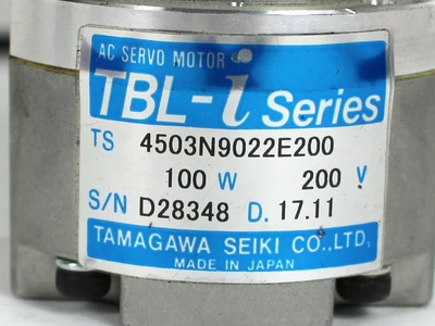 Tamagawa Seiki 4503N9022E200 AC Servo Motor, 200V