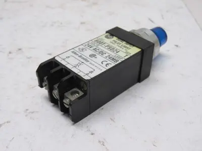 A-B Allen Bradley 800T-PSD24 Ser. T 18mm Pilot Light Blue 24V
