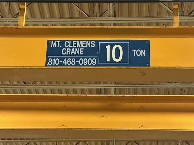 Used MT CLEMENS 10 TON Bridge & Overhead Cranes Michigan US | Seminole Machinery #1060596