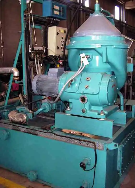 Alfa-Laval LOPX 709 SFD-34 lube oil purifier, SS.