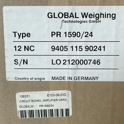 NEW Sartorius PR 1590/24