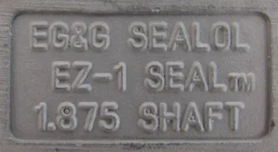 NEW EG&G SEALOL 704357 EZ-1 SEAL 1.875"