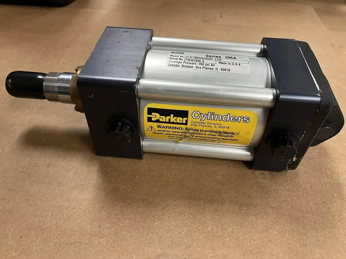 New | in-Stock PARKER 02.50-CBB2MAUS34AC-2.000 Pneumatic Cylinders Ohio US | Surplus Asset Holdings #1246261